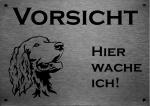 Irish Setter | Edelstahl Warnschild